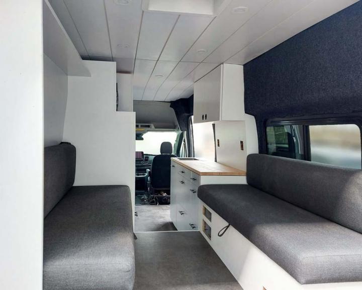 Aménagement intérieur du fourgon Chambly