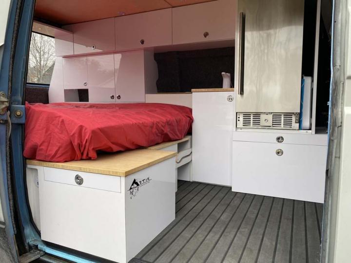 Aménagement intérieur du fourgon Chambly