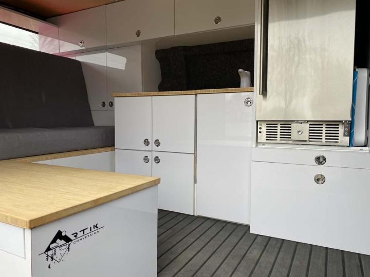 Aménagement intérieur du fourgon Chambly