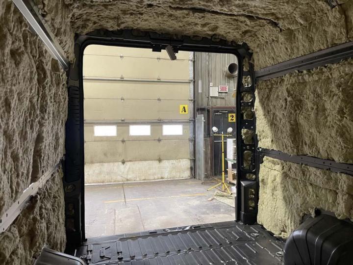 Travaux d’aménagement intérieur de fourgon Chambly